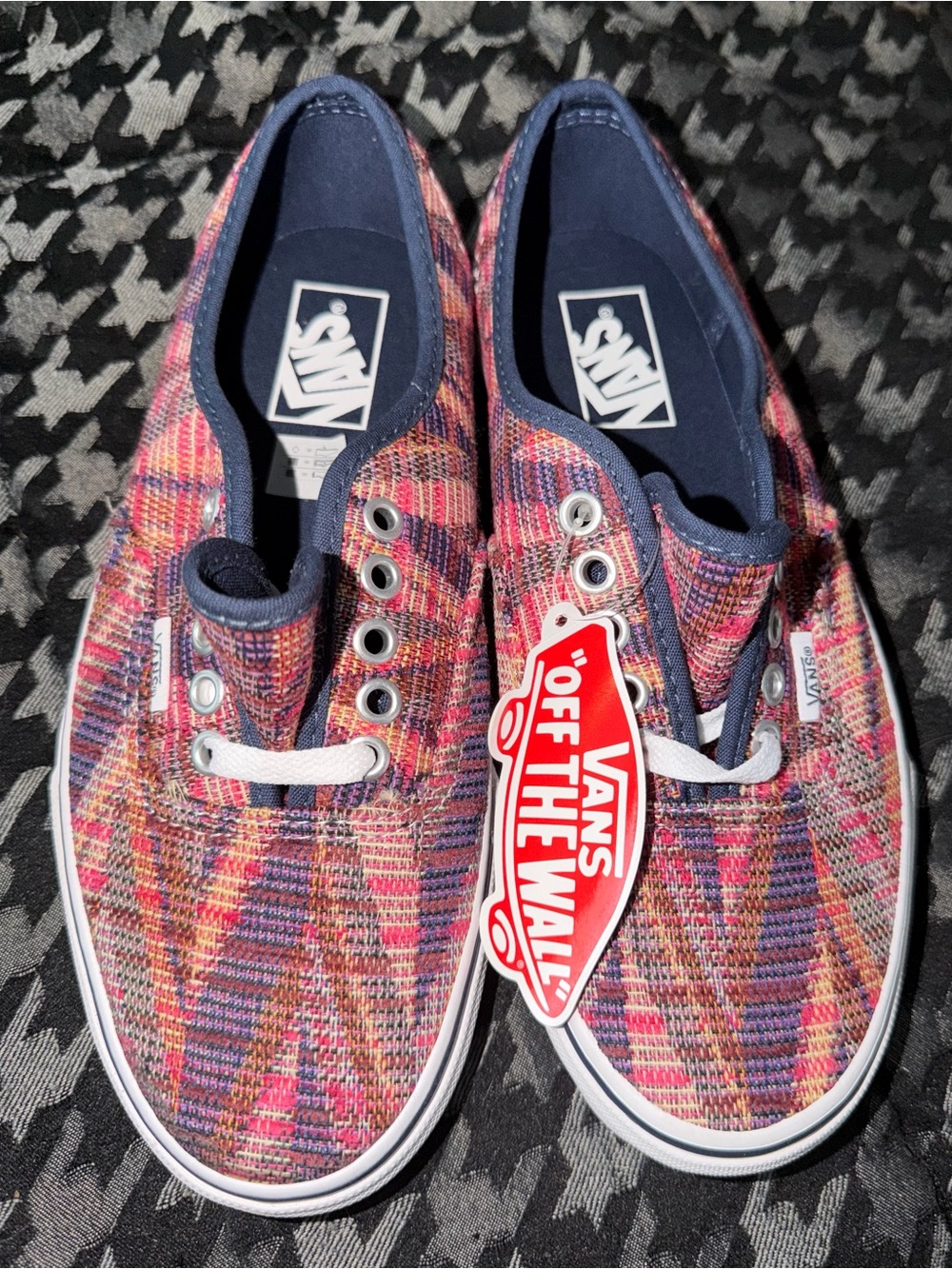 Vans Multicolor Plaid Canvas Sneakers